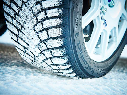 Сцепление на льду Continental IceContact 3 Сцепление на льду Continental IceContact 3